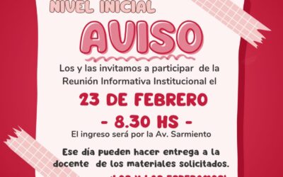 Reunión Informativa Institucional